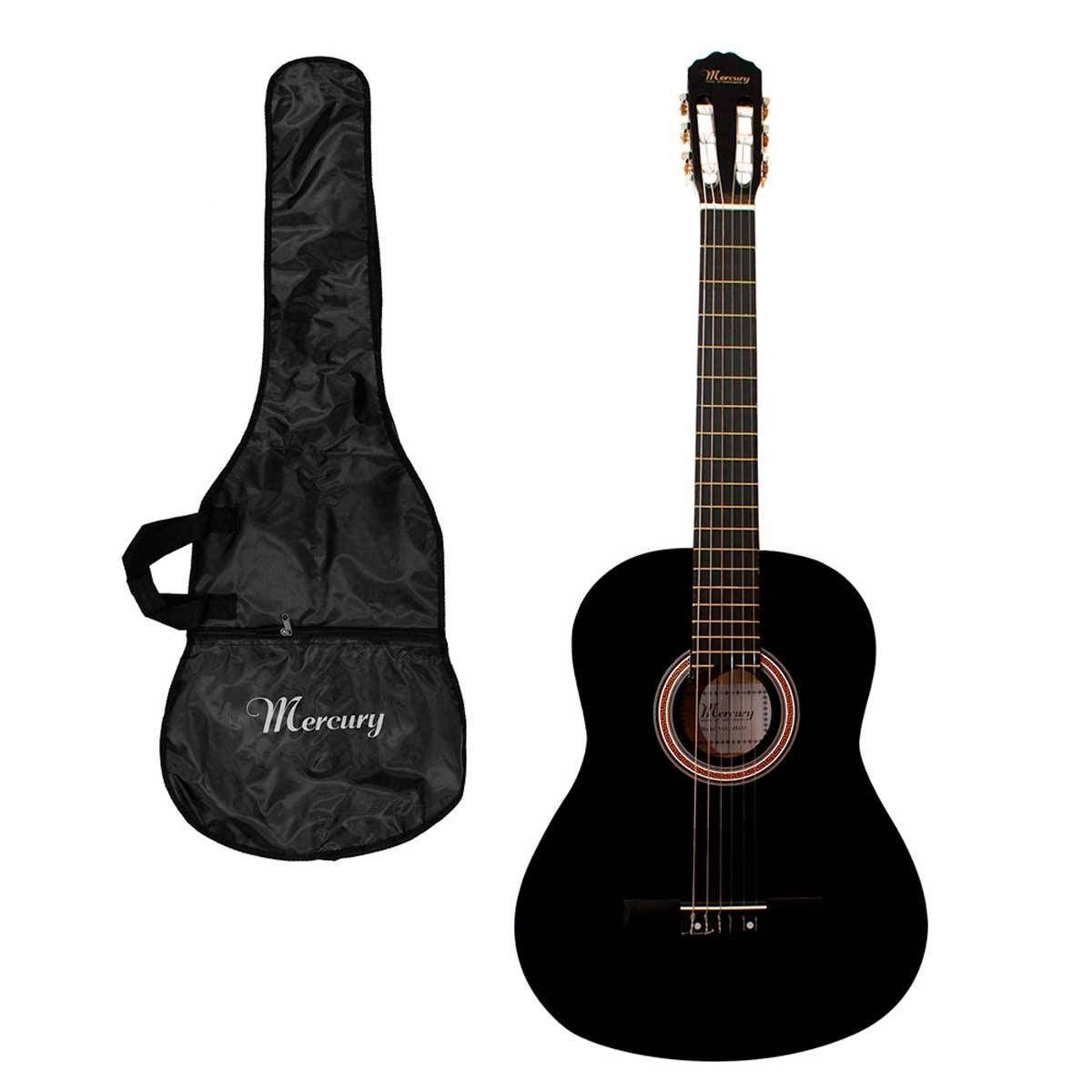 Guitarra Clásica Negra Mercury-0