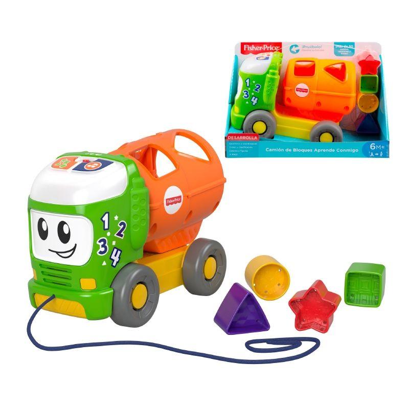 Fisher Price Camion De Bloques Aprende Conmigo-0