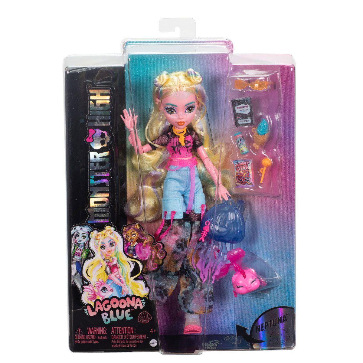 MONSTER HIGH MUÑECA LAGOONA NUEVO LOOK PARA NIÑAS-1