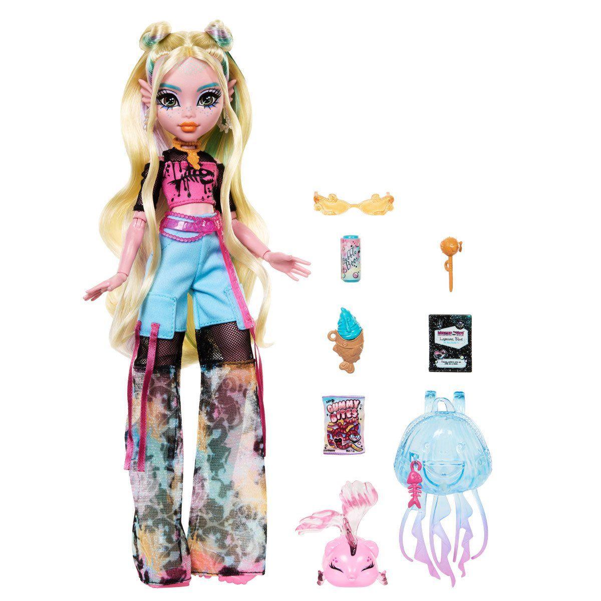 MONSTER HIGH MUÑECA LAGOONA NUEVO LOOK PARA NIÑAS-2