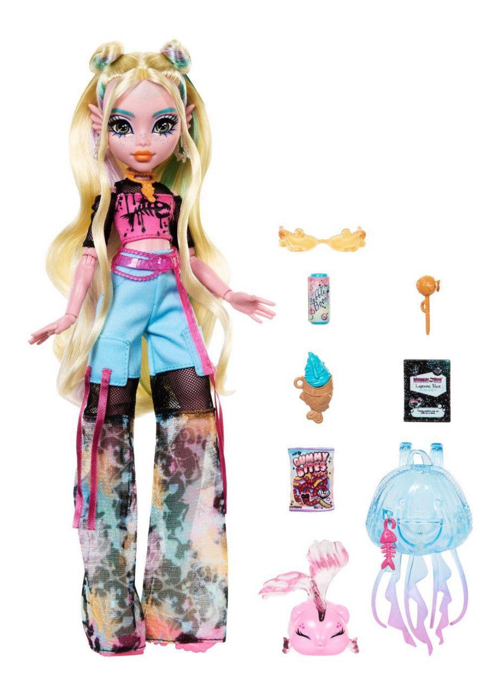 MONSTER HIGH MUÑECA LAGOONA NUEVO LOOK PARA NIÑAS-2