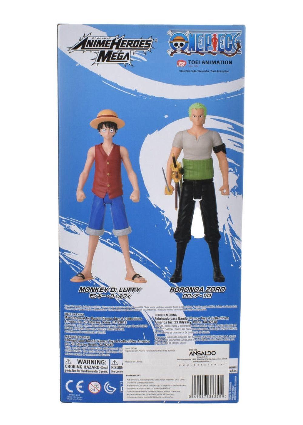 FIGURA 30 CM ANIME HEROES ONE PIECE DE BANDAI - RORONOA ZORO-3