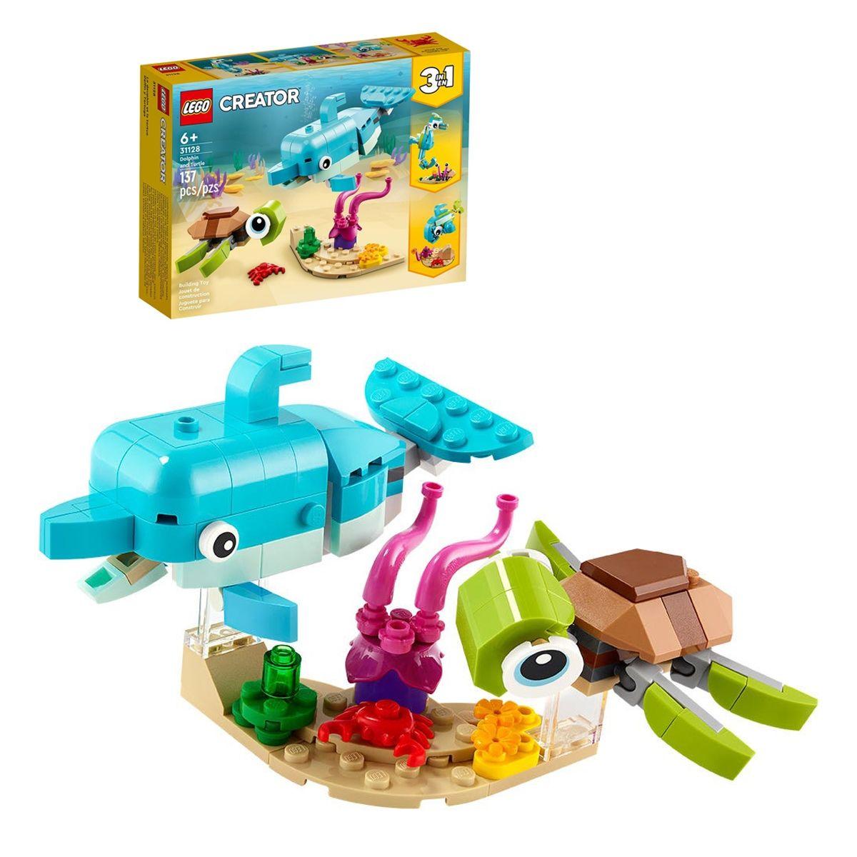 Delfín Y Tortuga Lego Creator-0