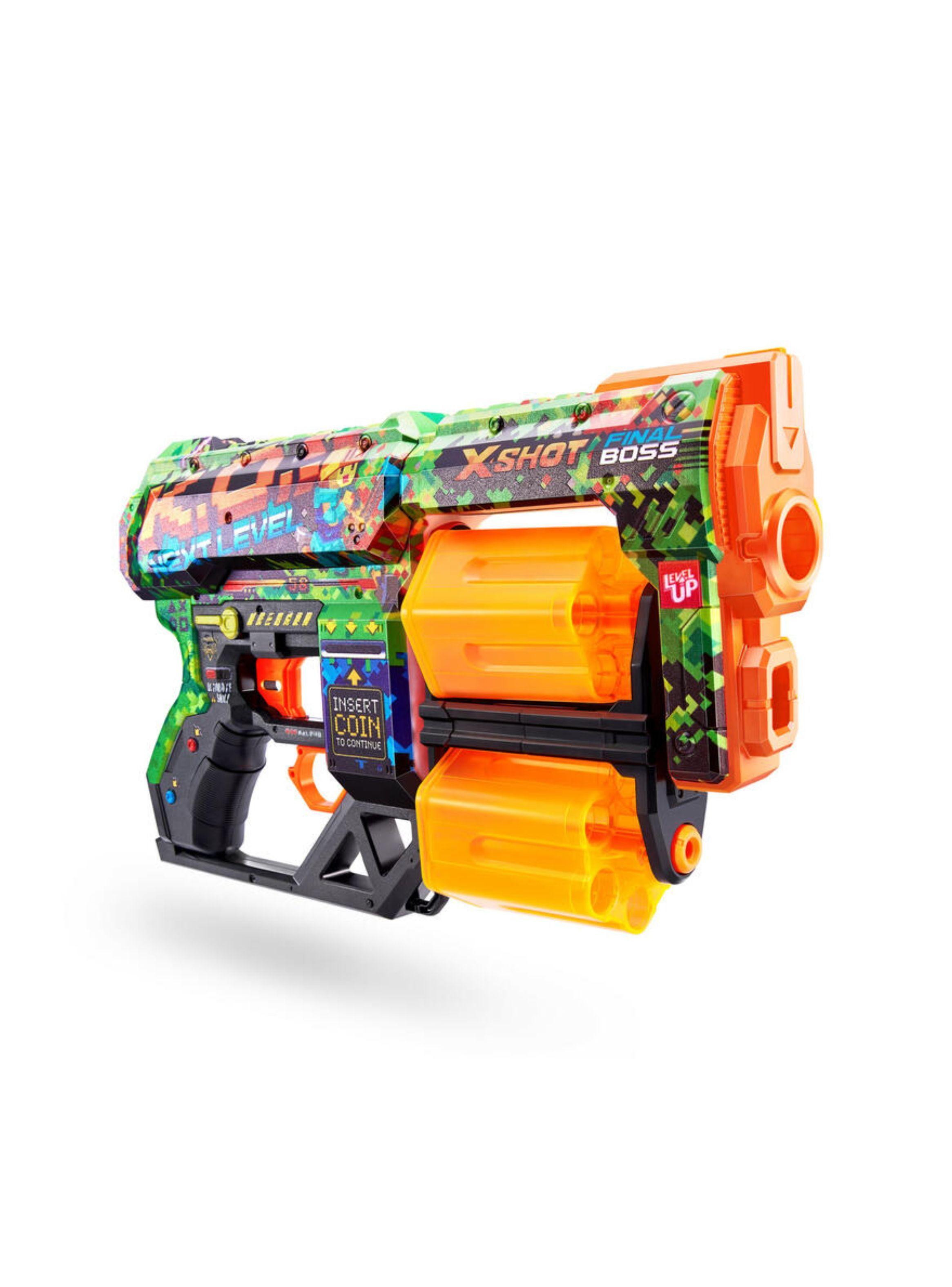 LANZADOR DREAD SKINS CON 12 DARDOS X-SHOT - K,O-0