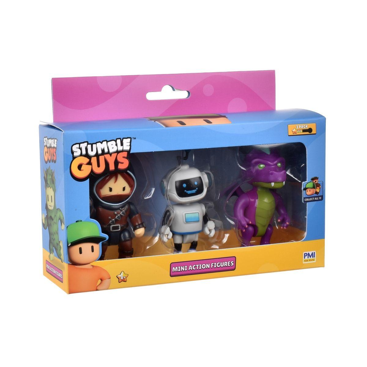 PACK 3 DE 8 CMS ARTICULADAS STUMBLE GUYS - STUMBLEBOT MK2-3