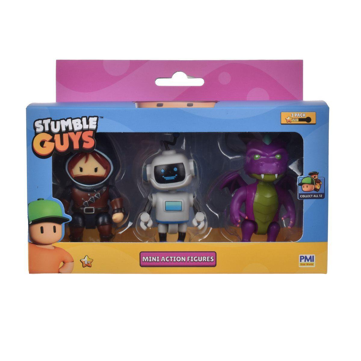 PACK 3 DE 8 CMS ARTICULADAS STUMBLE GUYS - STUMBLEBOT MK2-2