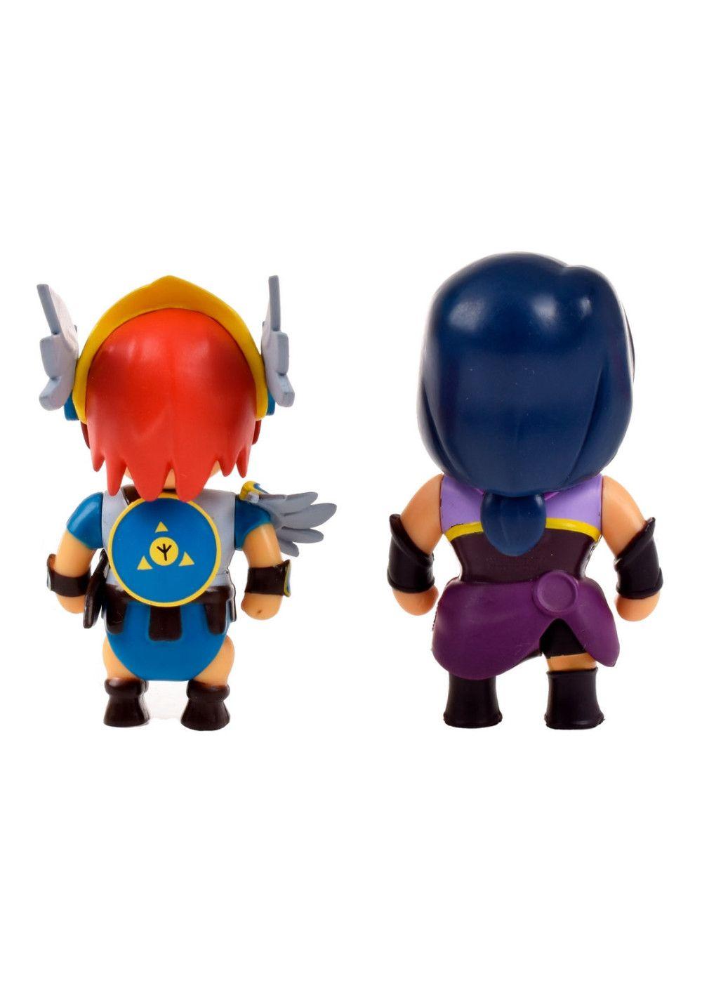 PACK 2 FIGURAS 8 CMS  ARTICULADAS  STUMBLE GUYS - VALKYRIE AND NYX-4