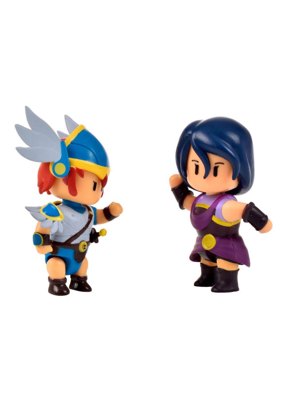PACK 2 FIGURAS 8 CMS  ARTICULADAS  STUMBLE GUYS - VALKYRIE AND NYX-5