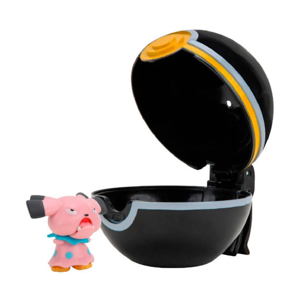 Pokebola Con Figura Pokemon - Snubbull + Luxury Ball-1
