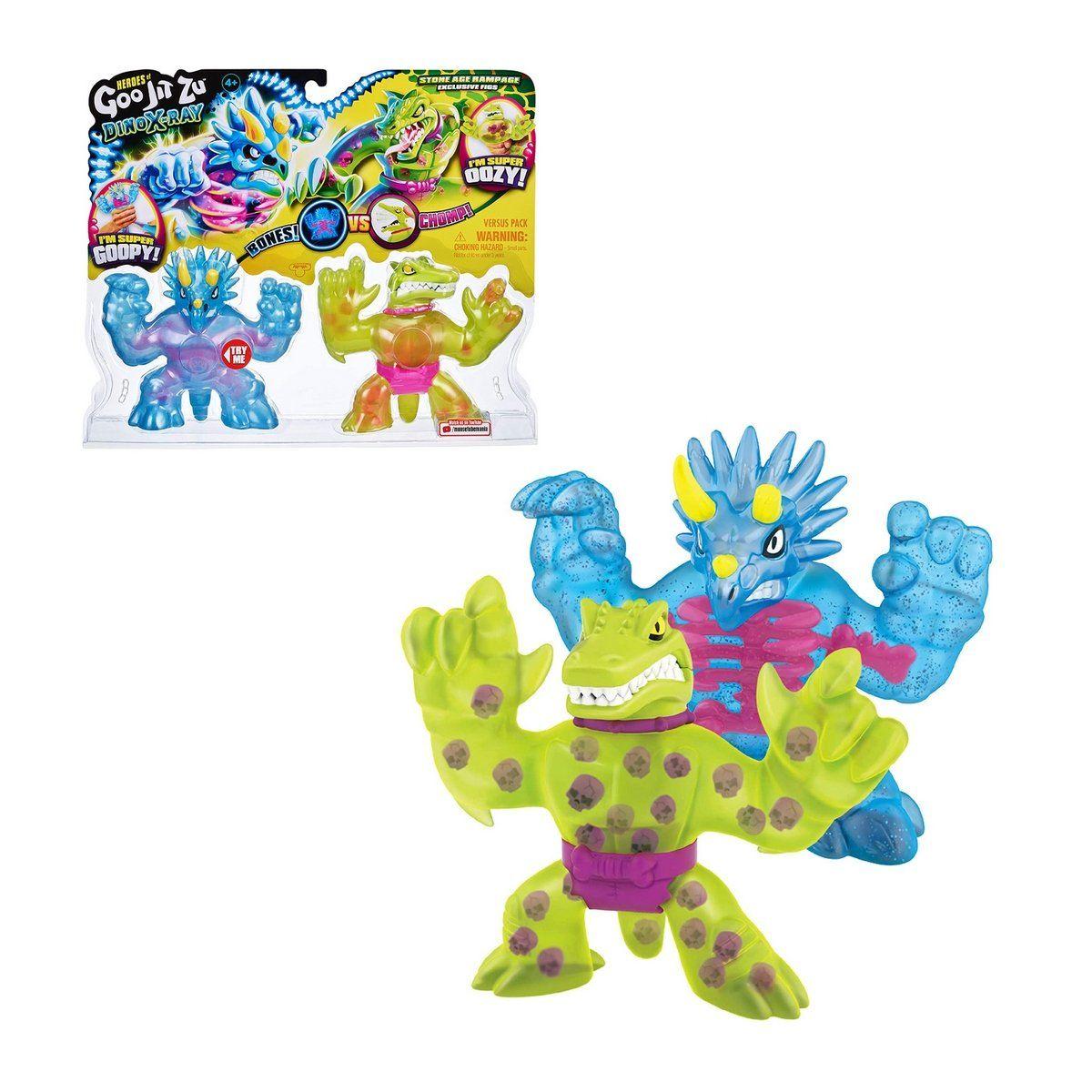 Heroes Of Goo Jit Zu Dino X-Ray Versus Pack - Tritops Shredz-2