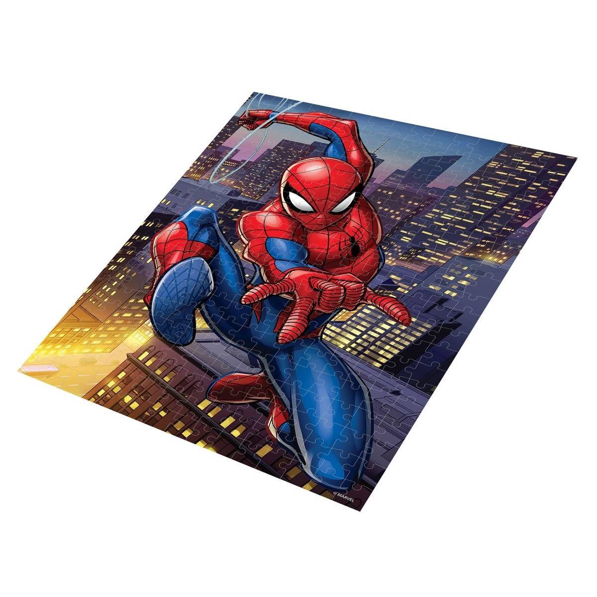 Puzzle 3d De 300 Piezas En Lata Con Forma - Spiderman-1