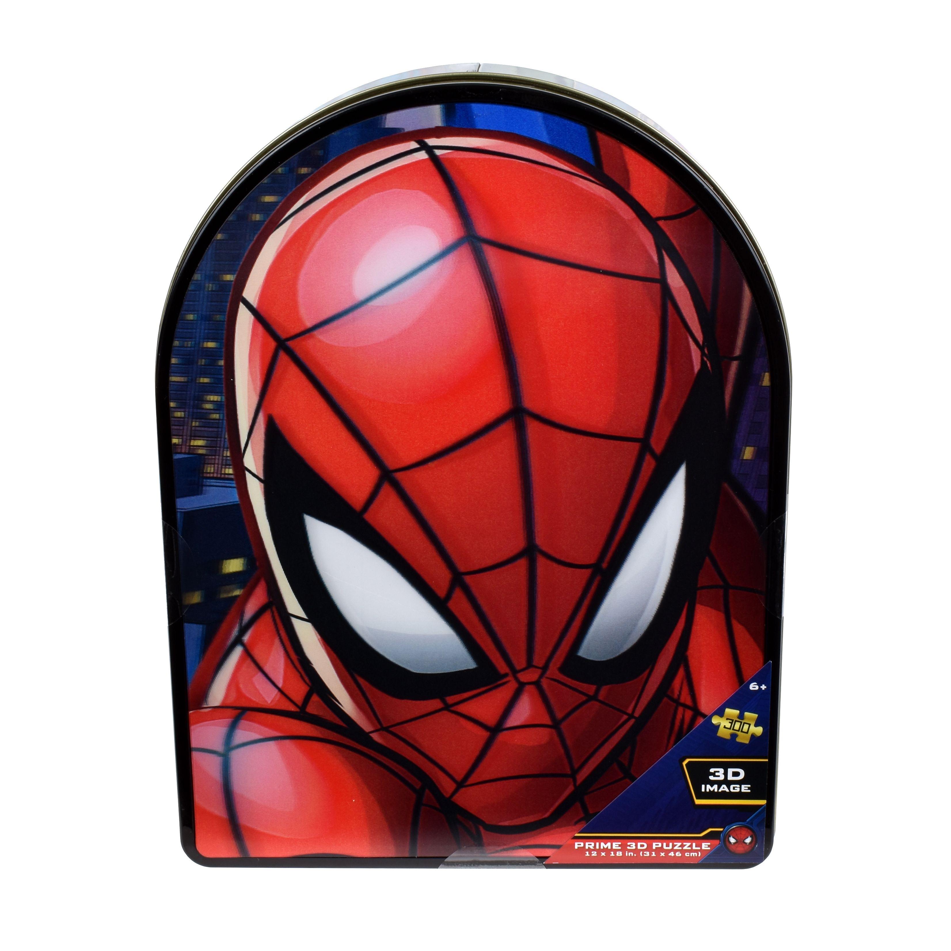 Puzzle 3d De 300 Piezas En Lata Con Forma - Spiderman-2