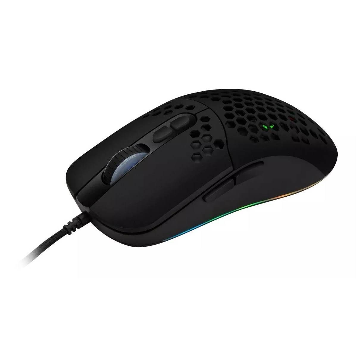 Mouse gamer Monster ligero RGB 6400 DPI Honeycomb-3