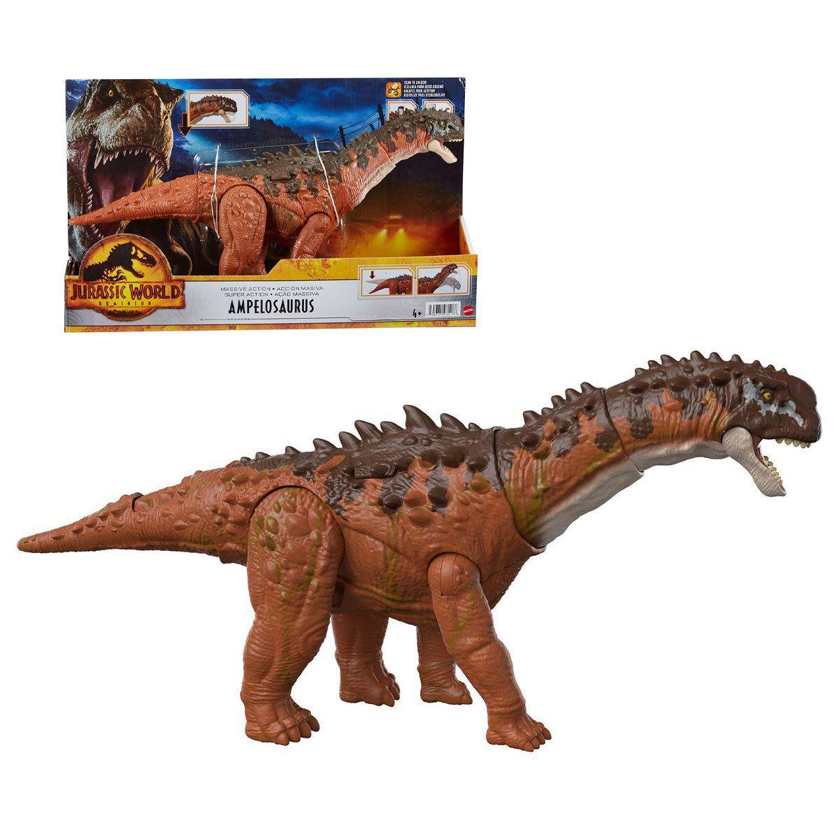 Jurassic World Ampelosaurus Acción Masiva-0