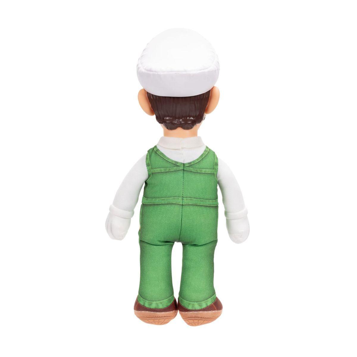 PELUCHE LUIGI CON CABEZA PLASTICA 37 CM NINTENDO PELICULA-4