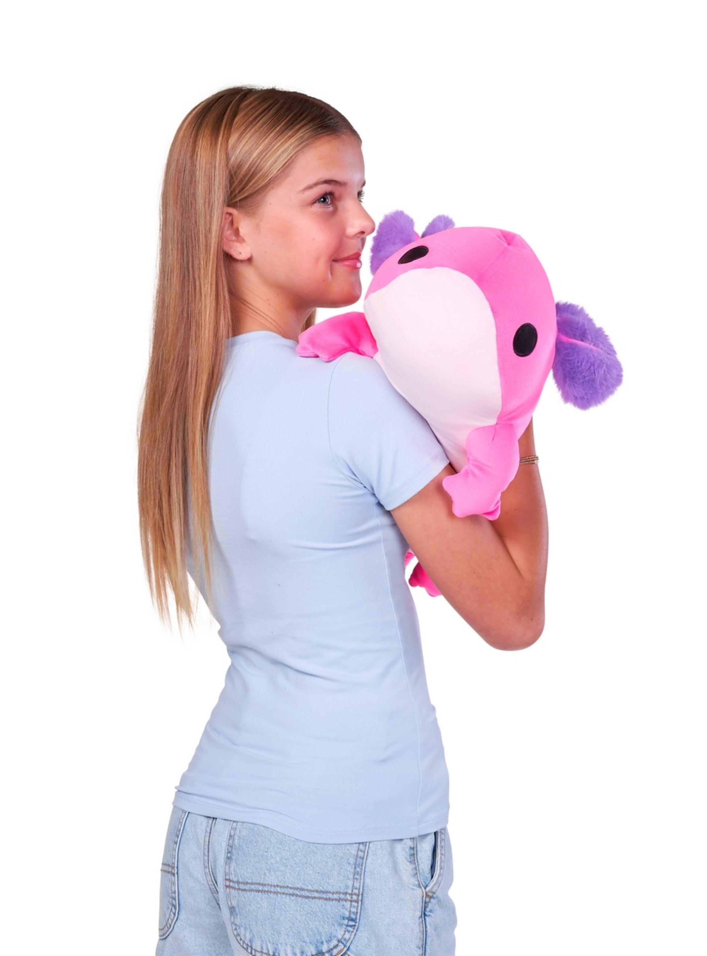 Peluche Blandito Mediano Hug-A-Lumps De Zuru - Ally Ajolote-3