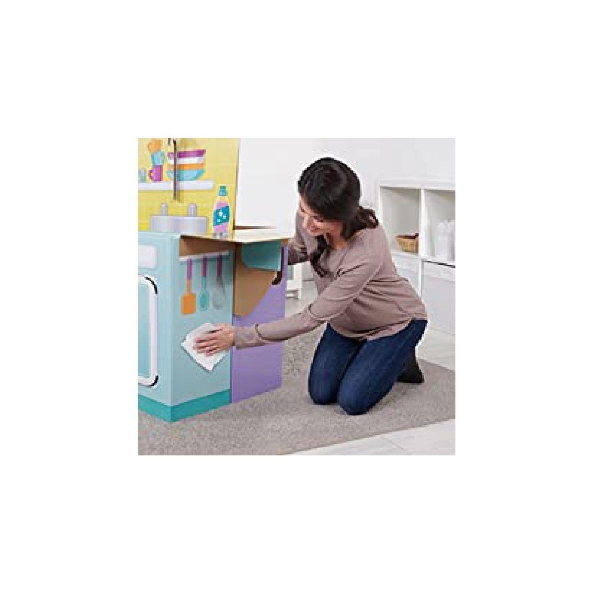 Juego 2 En 1 Cocina Y Pieza Bebe Para Interior Plegable-8