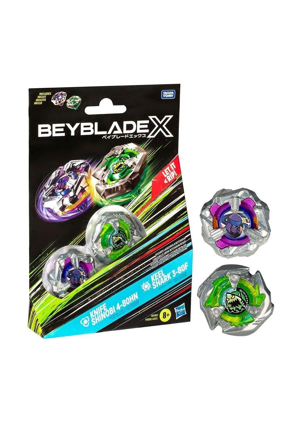 Beyblade Dual Pack X - Knife Shinobi Keel Shark-4