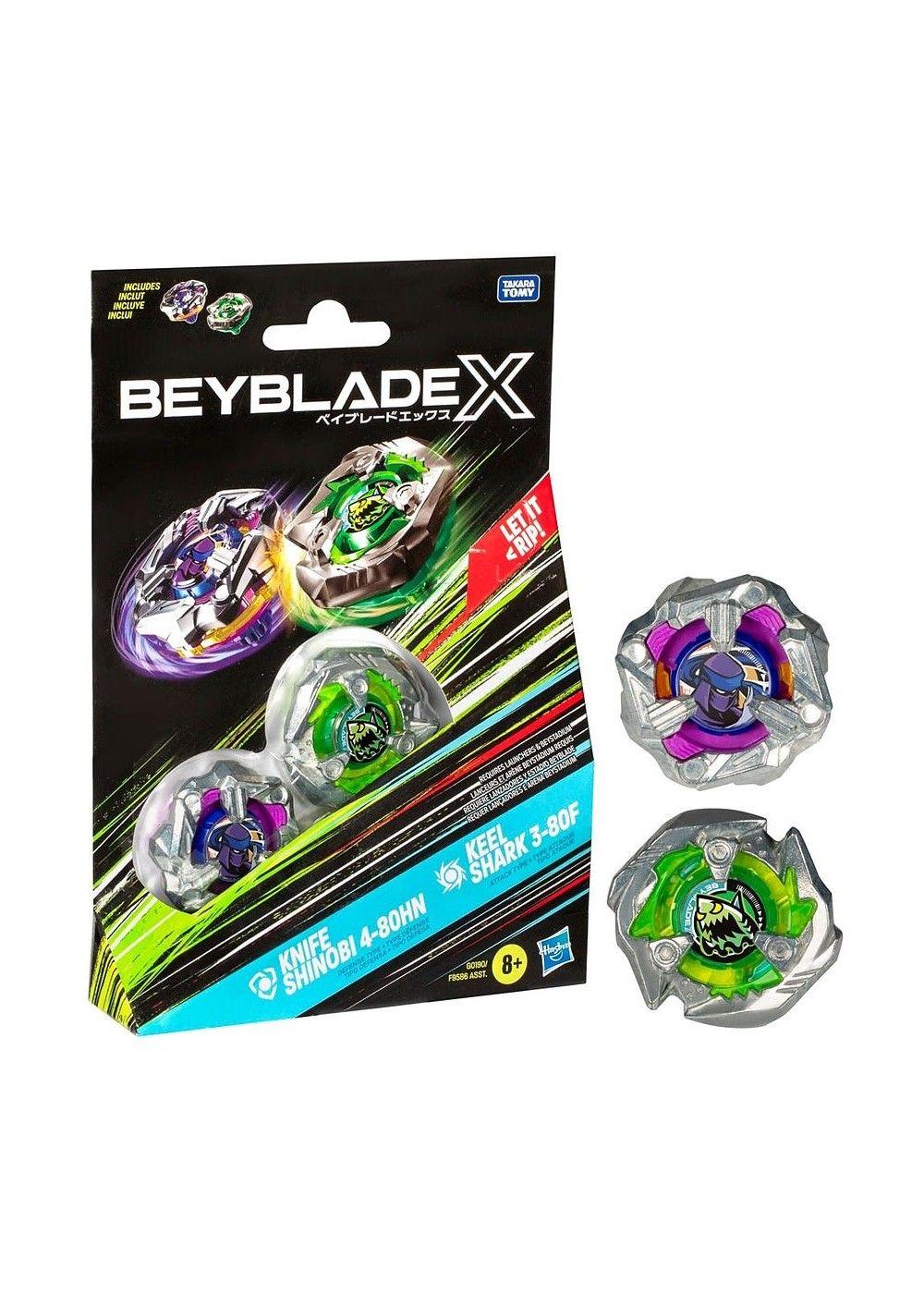 Beyblade Dual Pack X - Knife Shinobi Keel Shark-5