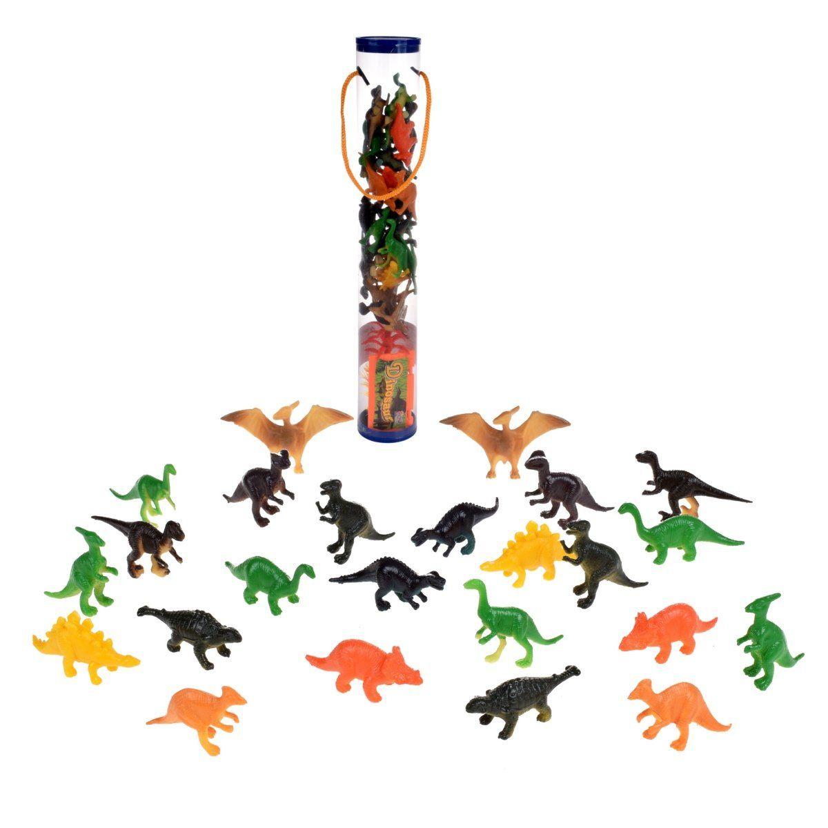 Set De Dinosaurios Mas Accesorios En Tubo-2