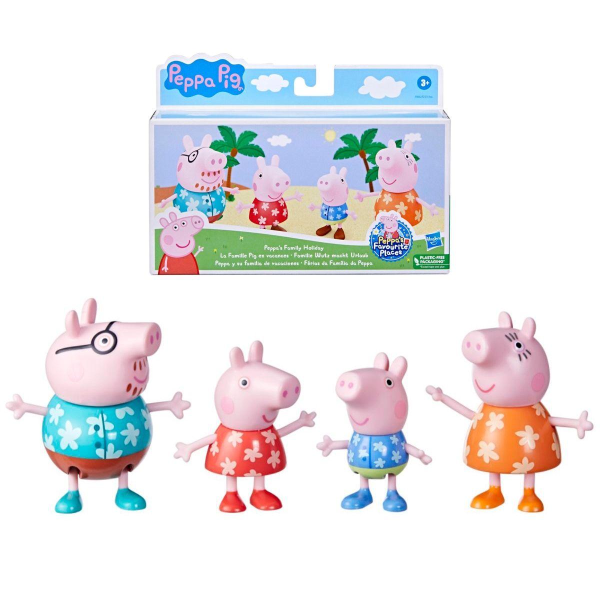 Peppa Pig Set De 4 Figuras - De Vacaciones-0