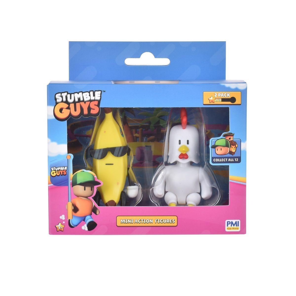 PACK 2 FIGURAS ARTICULADAS STUMBLE GUYS - CHICKEN-3