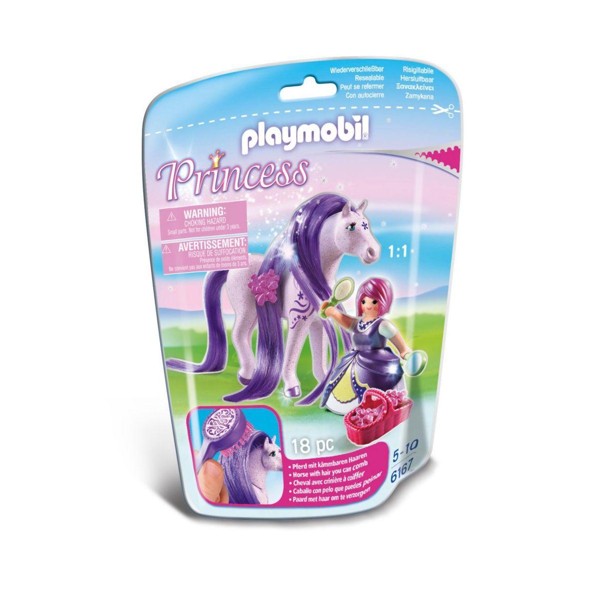 Playmobil Princesa Con Caballo - Morado-0