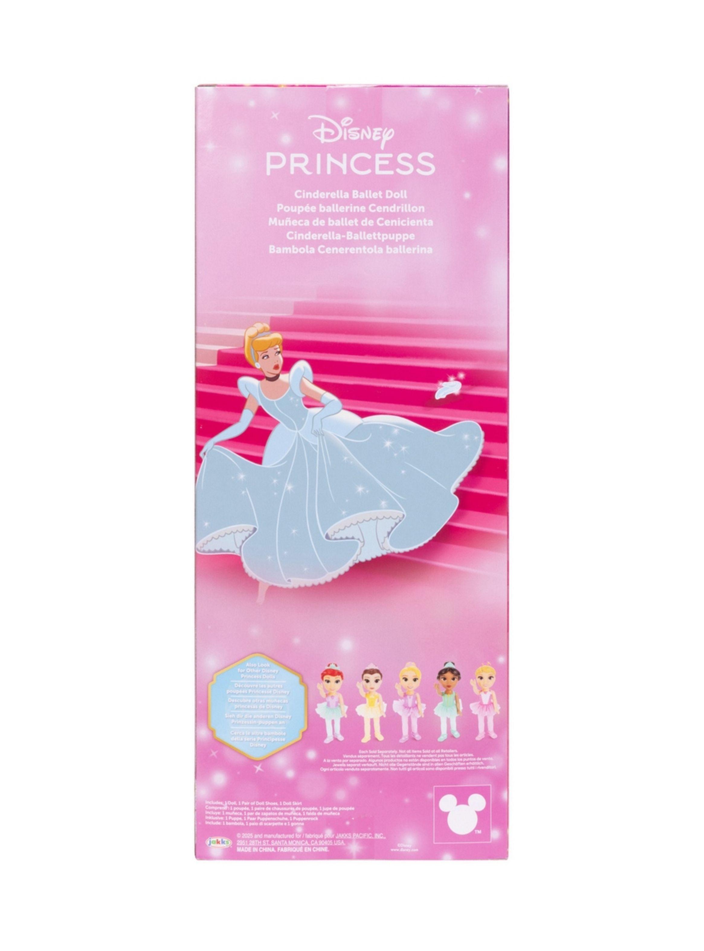 Muñeca Ballet Cenicienta Princesas Disney 35 cm-3