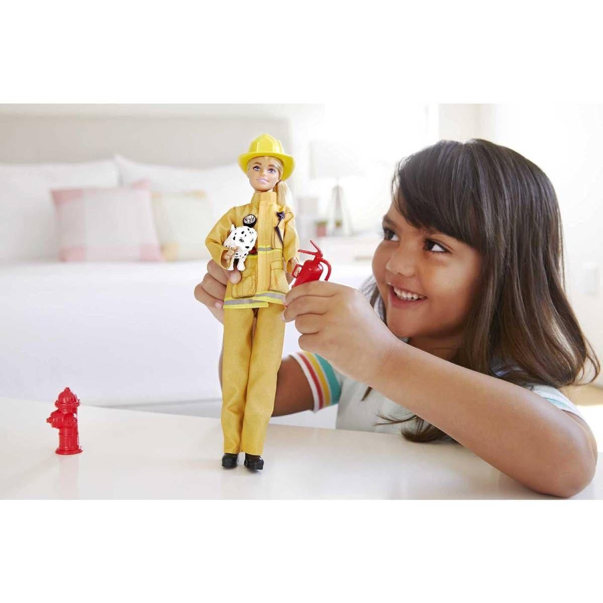 Barbie Carreras Deluxe Mattel - Bombera-1