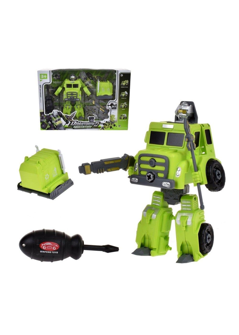 VEHICULO TRANSFORMABLE Y ARMABLE CON DESTORNILLADOR-1