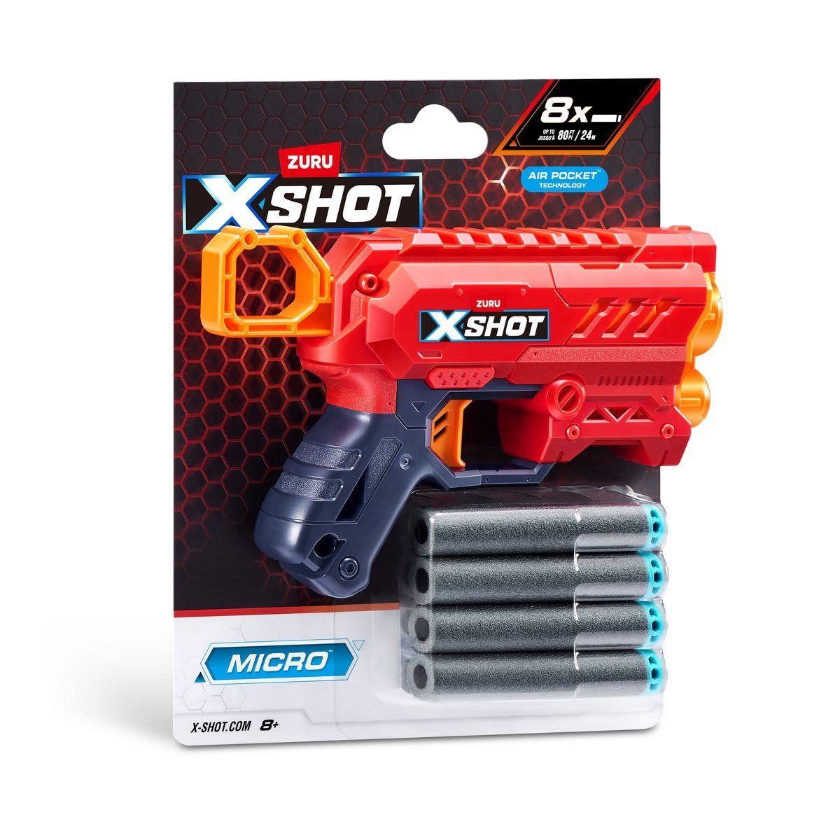 LANZADOR MICRO LANZA DARDOS X-SHOT-3