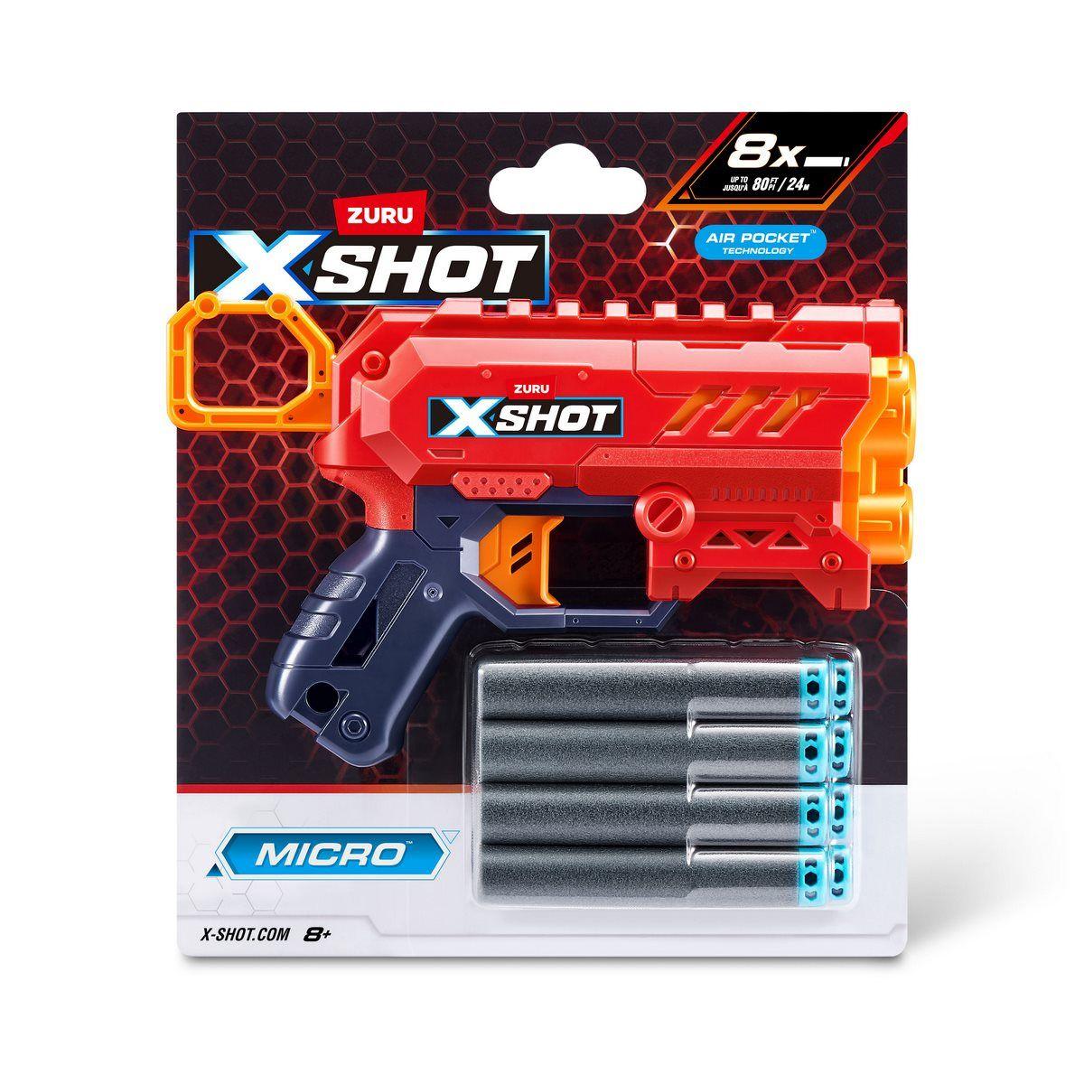 LANZADOR MICRO LANZA DARDOS X-SHOT-4