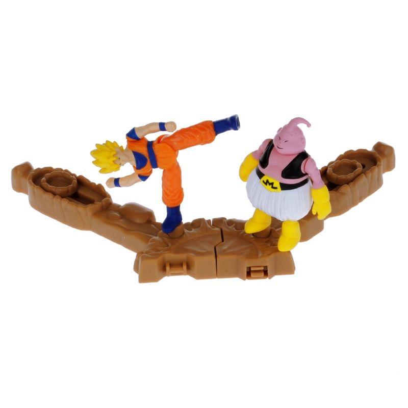 Figuras De 6 Cm Dragon Ball Super - Super Saiyan Goku Vs Maj-0