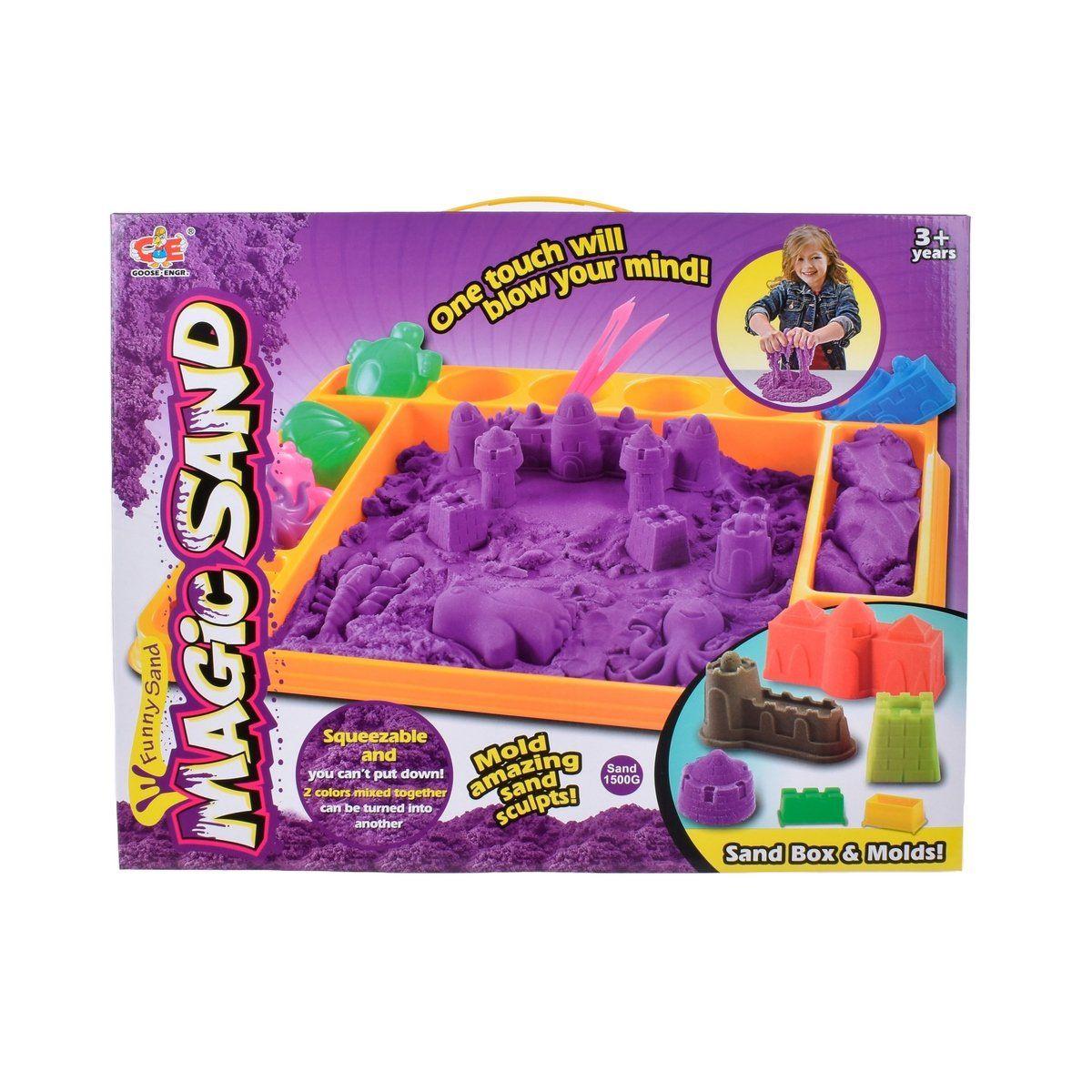 JUEGO ARENA MÁGICA CON BANDEJA Y MOLDES-3