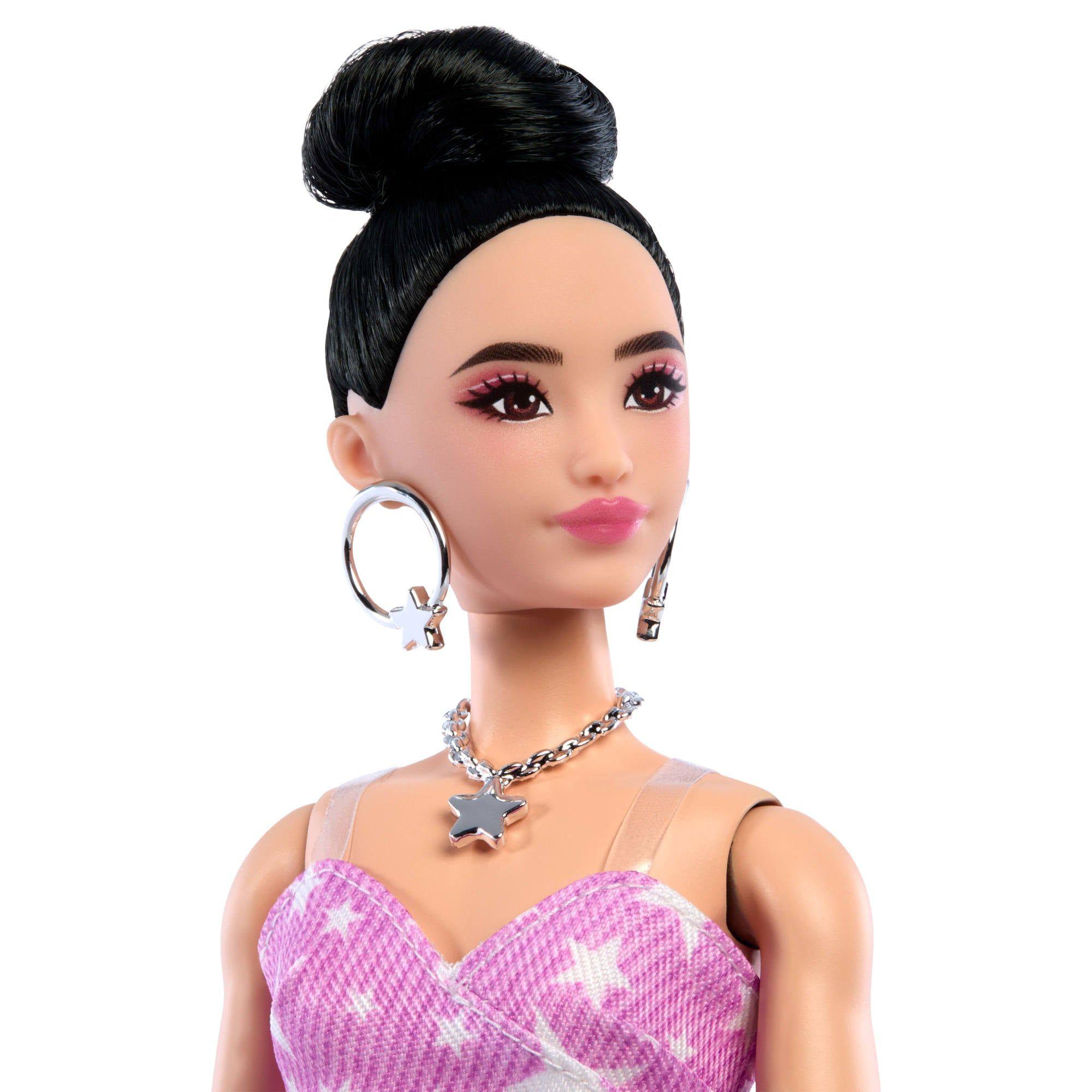 BARBIE FASHIONISTA DELUXE STYLE MUÑECA CON VESTIDO ROSA-2