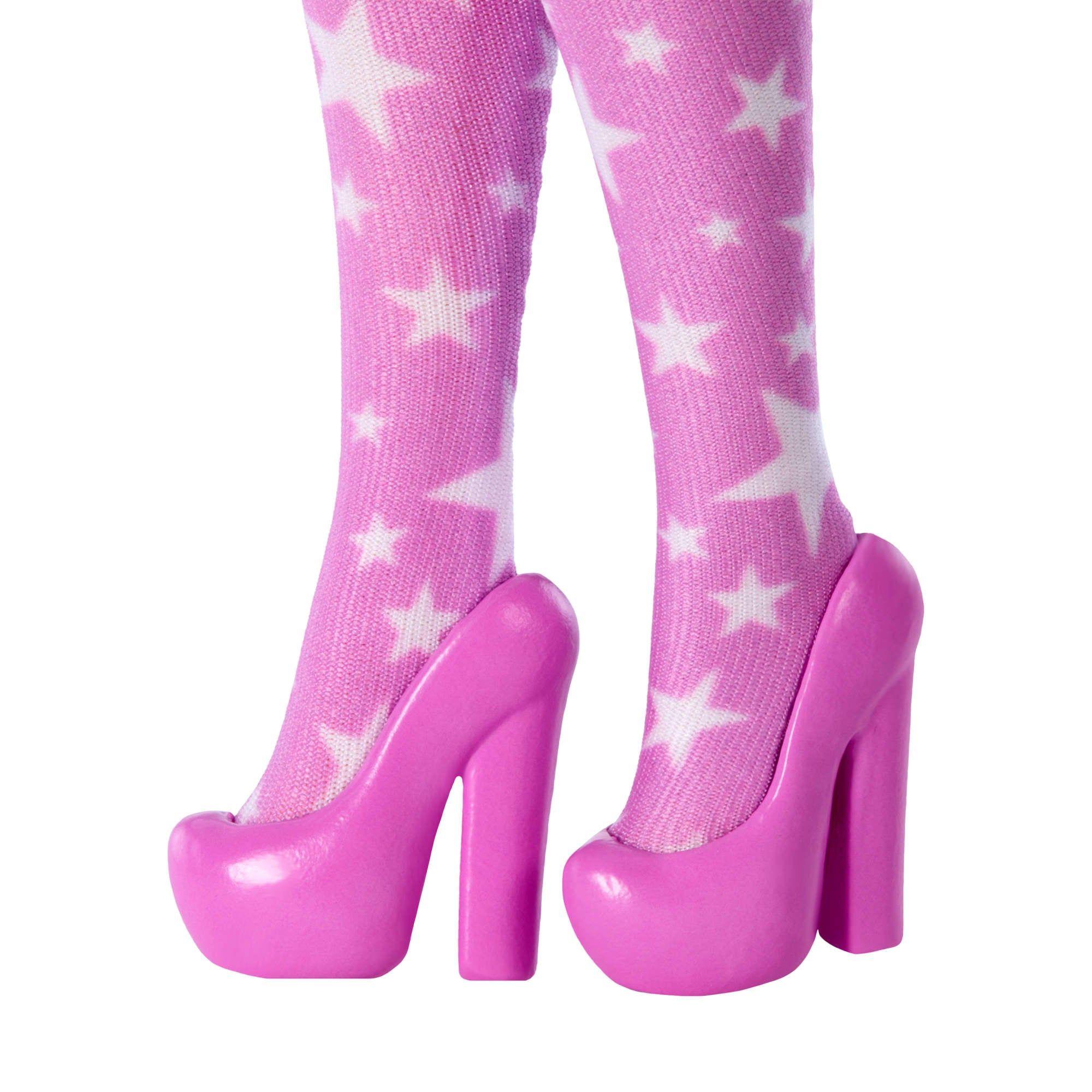 BARBIE FASHIONISTA DELUXE STYLE MUÑECA CON VESTIDO ROSA-5