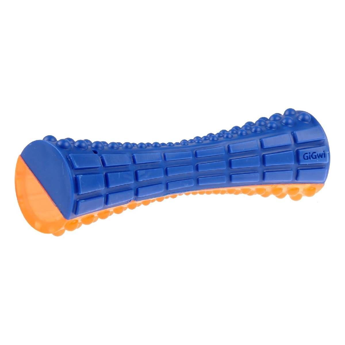 Gigwi - Pequeño Johnny Stick Squeaker Naranjo/Azul-3