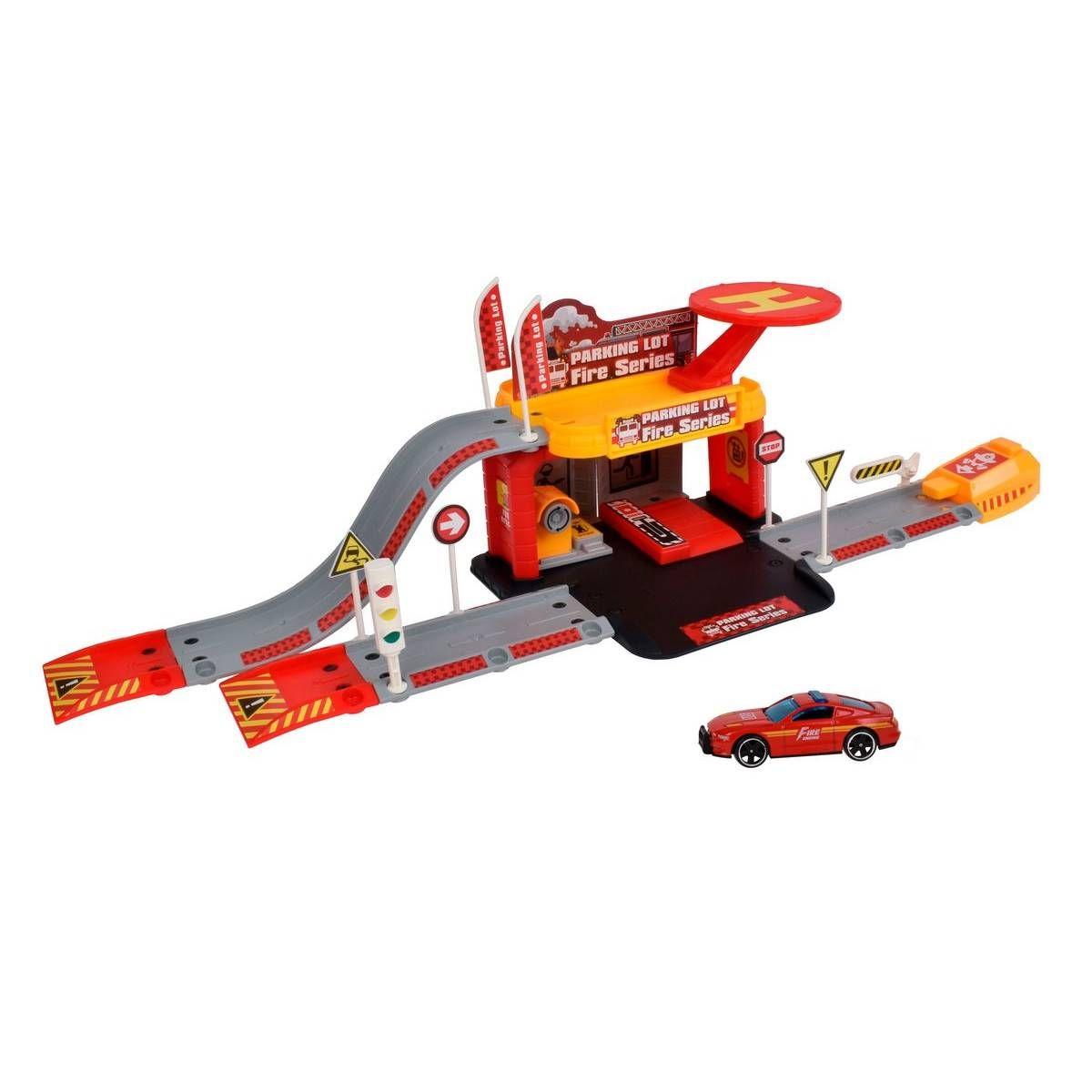 Playset estación armable Ansaldo vehículo bombero-2