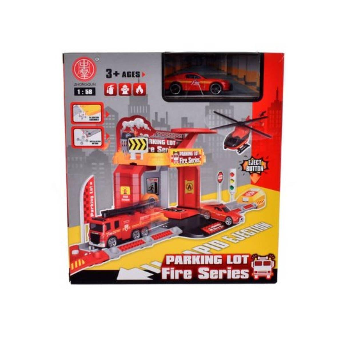 Playset estación armable Ansaldo vehículo bombero-3