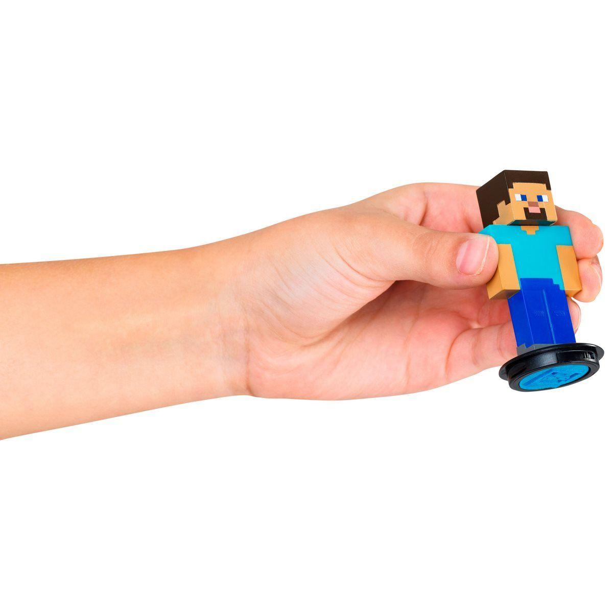 PACK DE 5 FIGURAS TIMBRE MINECRAFT - STEVE-6