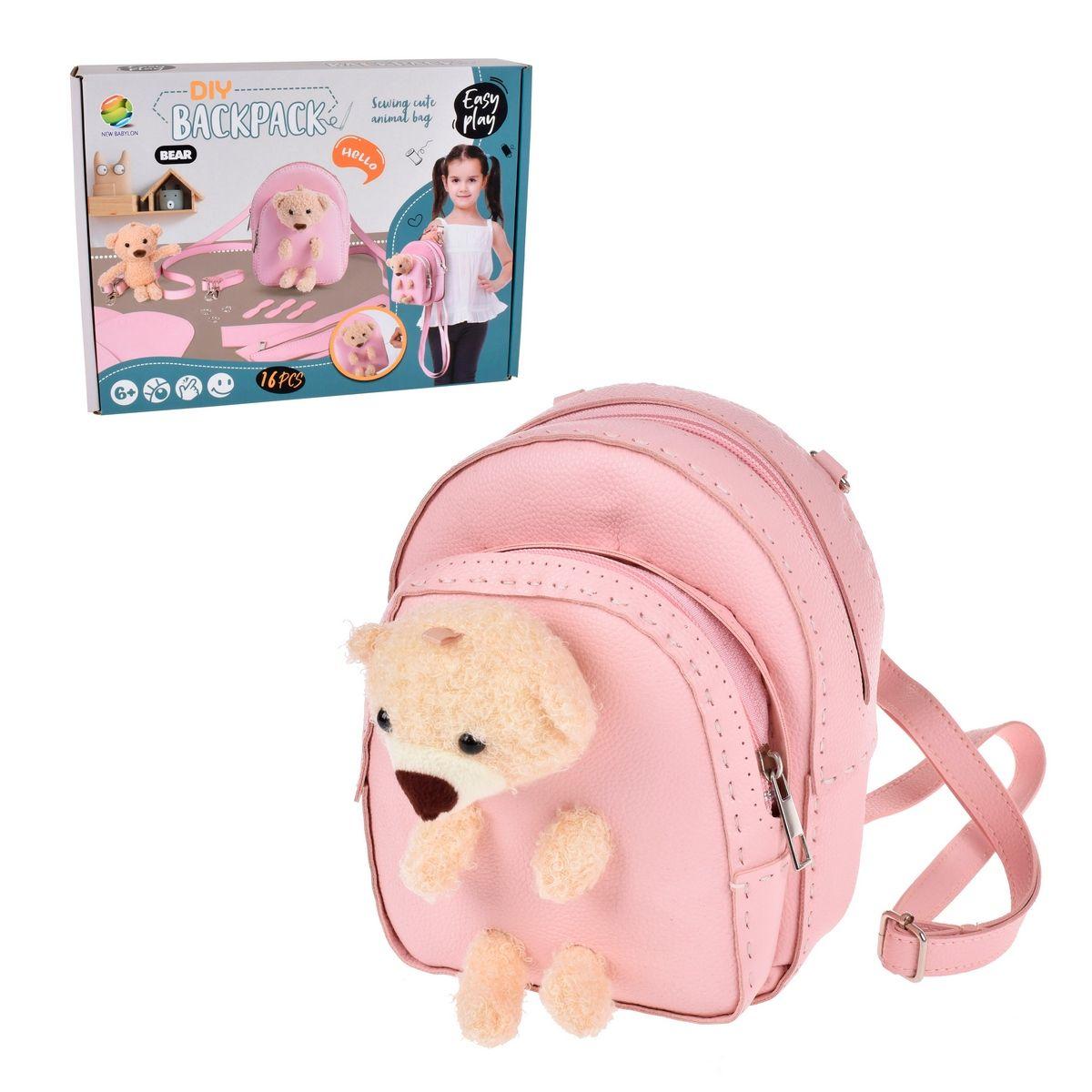 Arma Tu Propia Mochila Con Ositito 16 Piezas-0