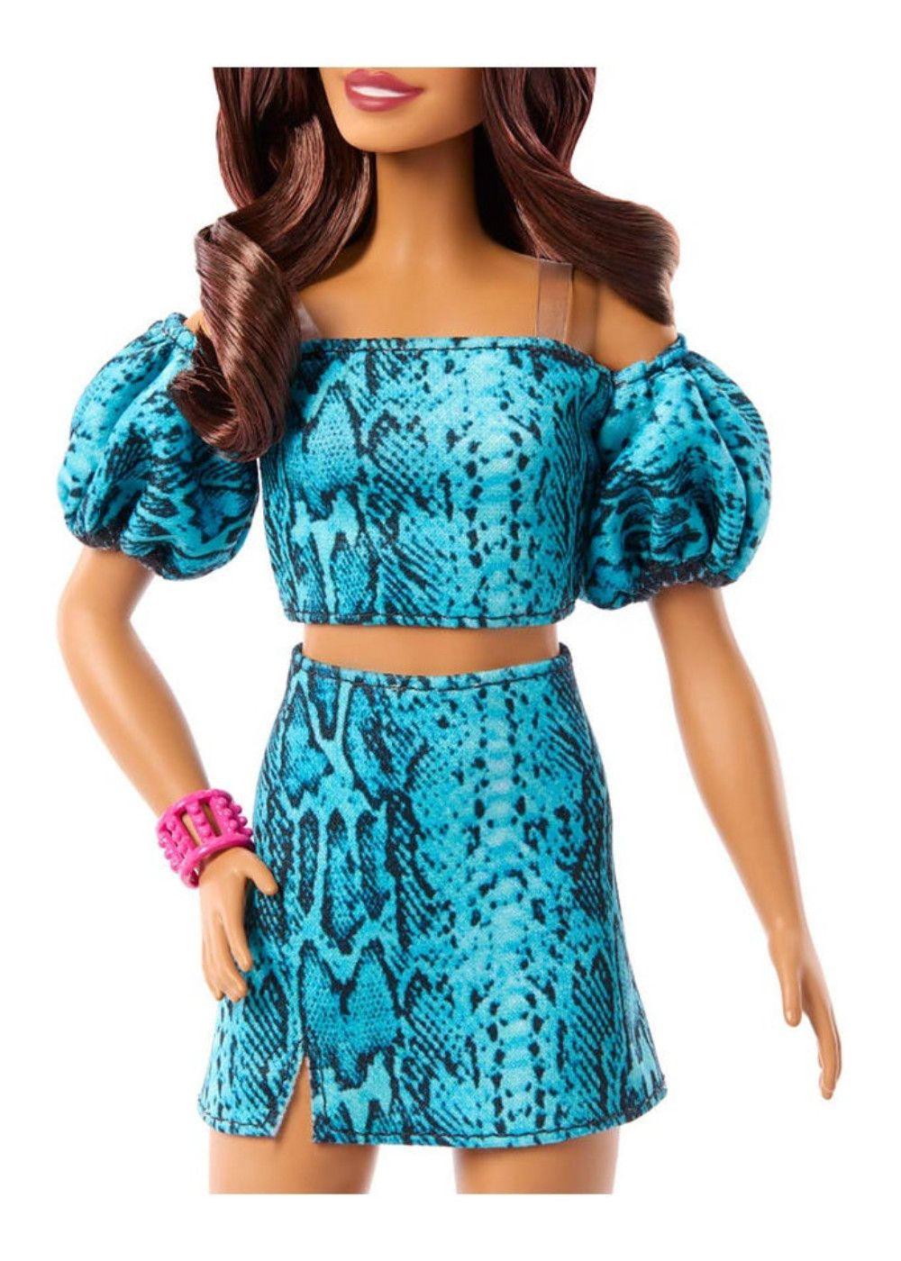 BARBIE FASHIONISTAS - BARBIE N°250 VESTIDO TURQUESA-2