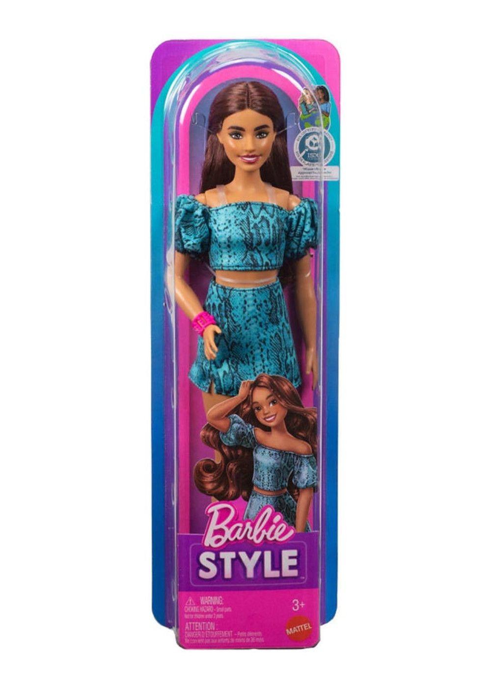 BARBIE FASHIONISTAS - BARBIE N°250 VESTIDO TURQUESA-4