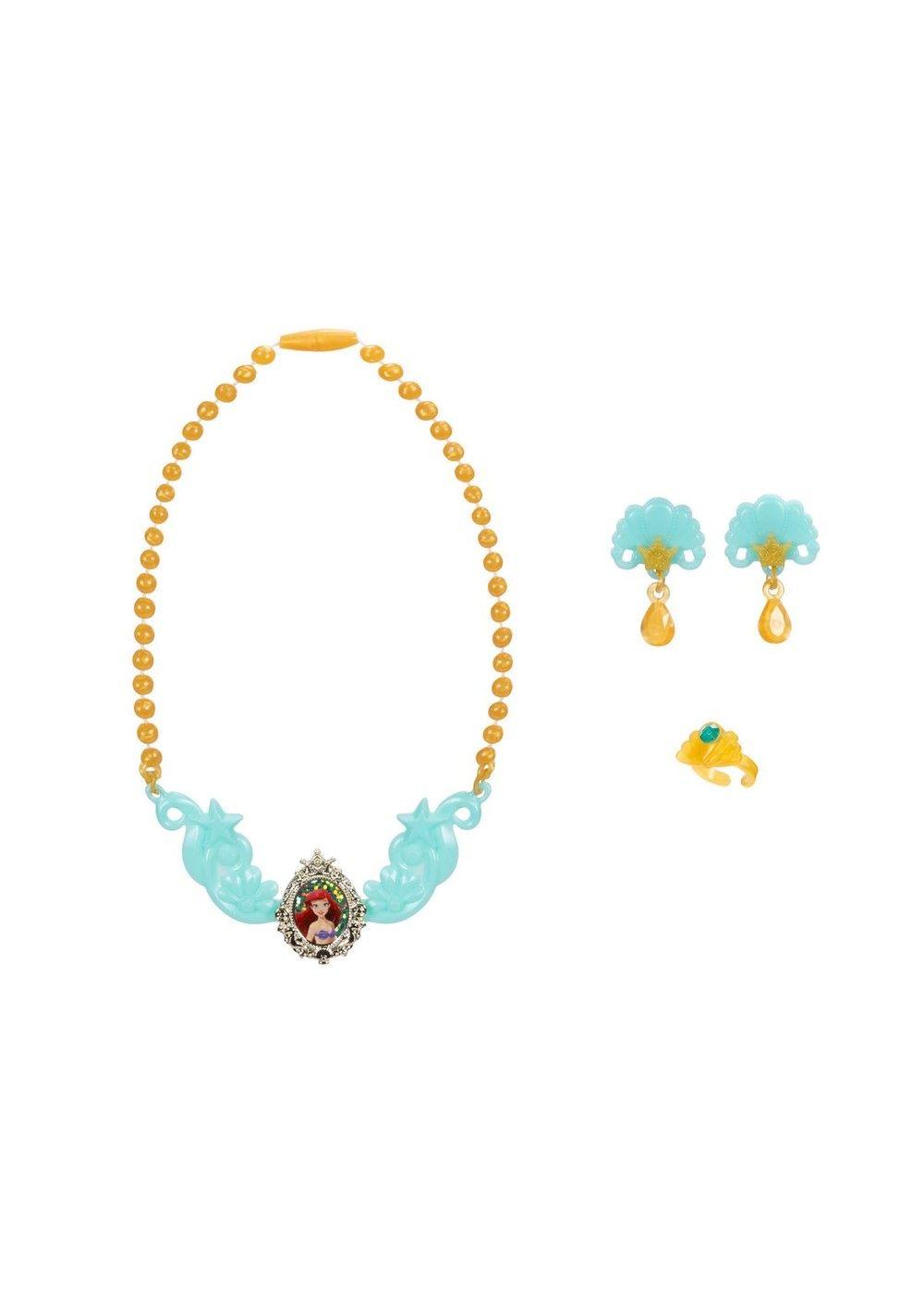 Set De Collar Y Aros Princesas De Disney - Ariel-4