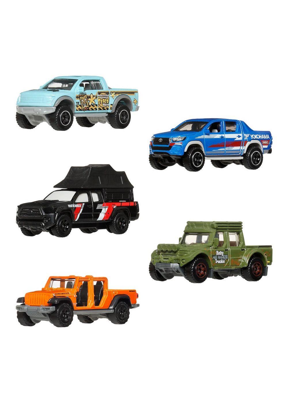 PACK DE 5 AUTOS MATCHBOX - MBX OFF ROAD II-4