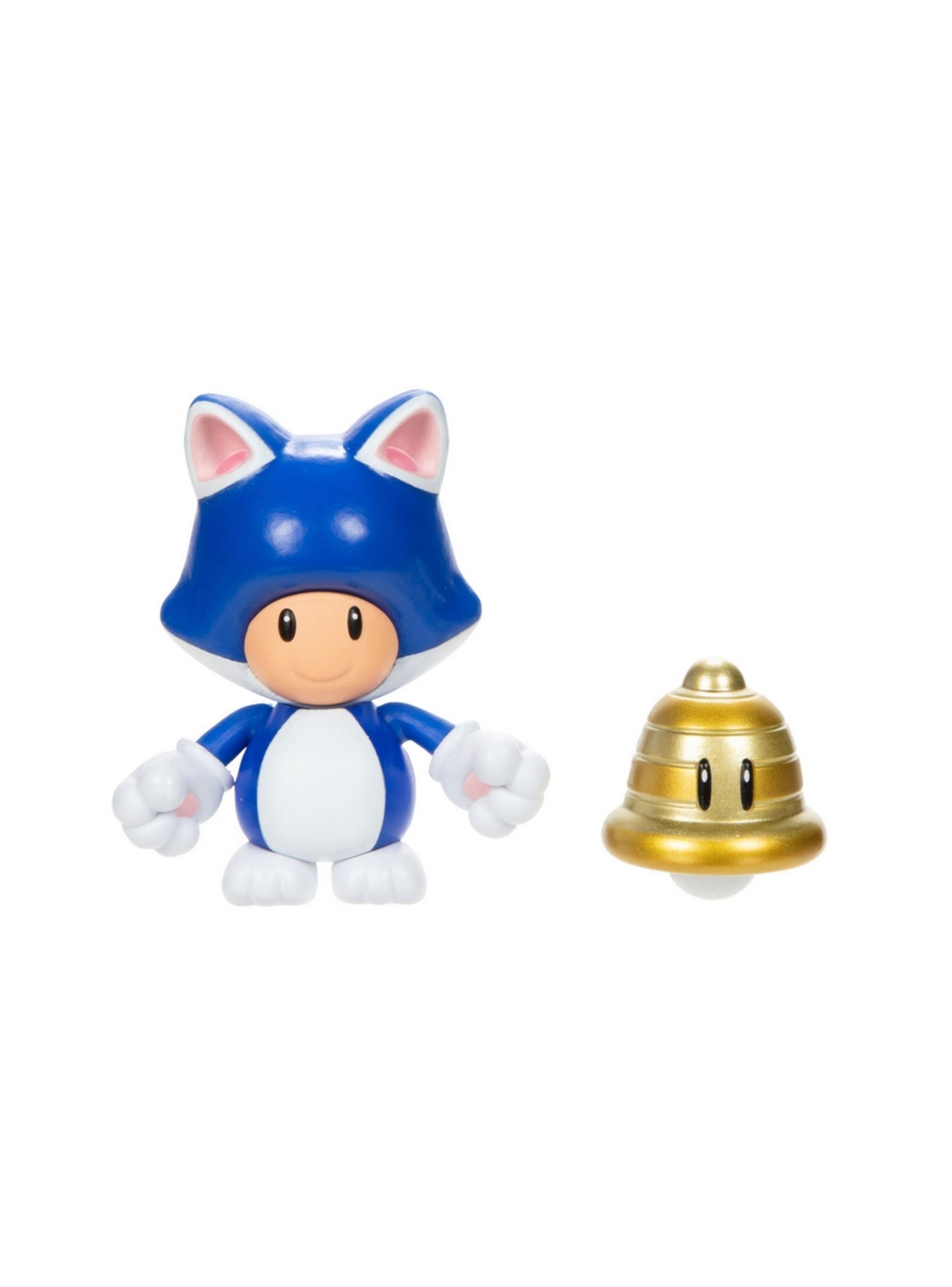 Figuras 10 cm super mario de nintendo - toad felino-5