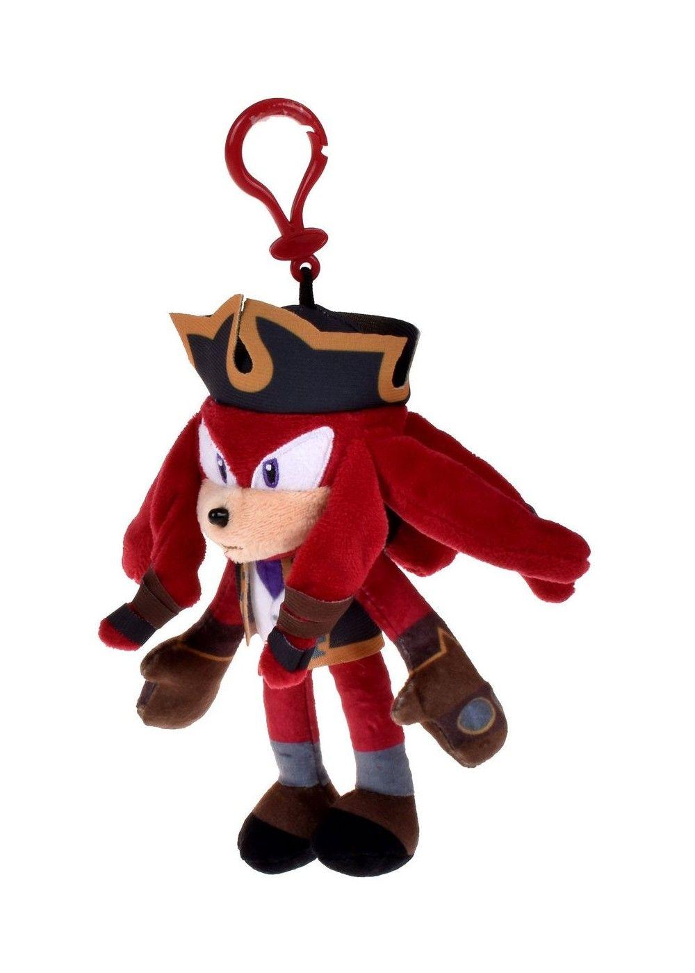 Peluche Sonic colección Knuckles con clip para colgar-1