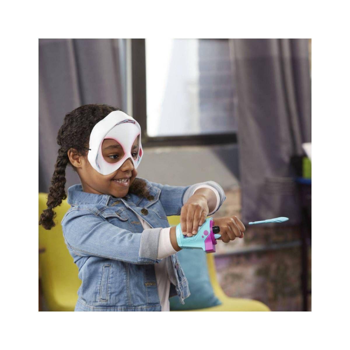 Spiderman Spiderverse Minilanzador Y Mascara - Spider-Gwen-2