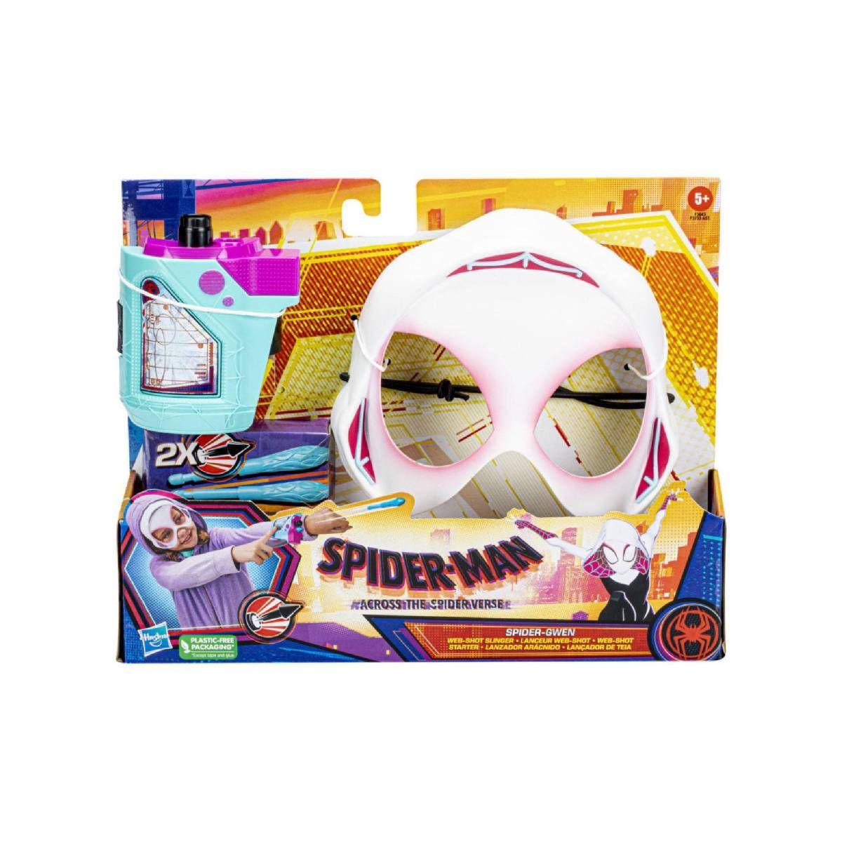 Spiderman Spiderverse Minilanzador Y Mascara - Spider-Gwen-6