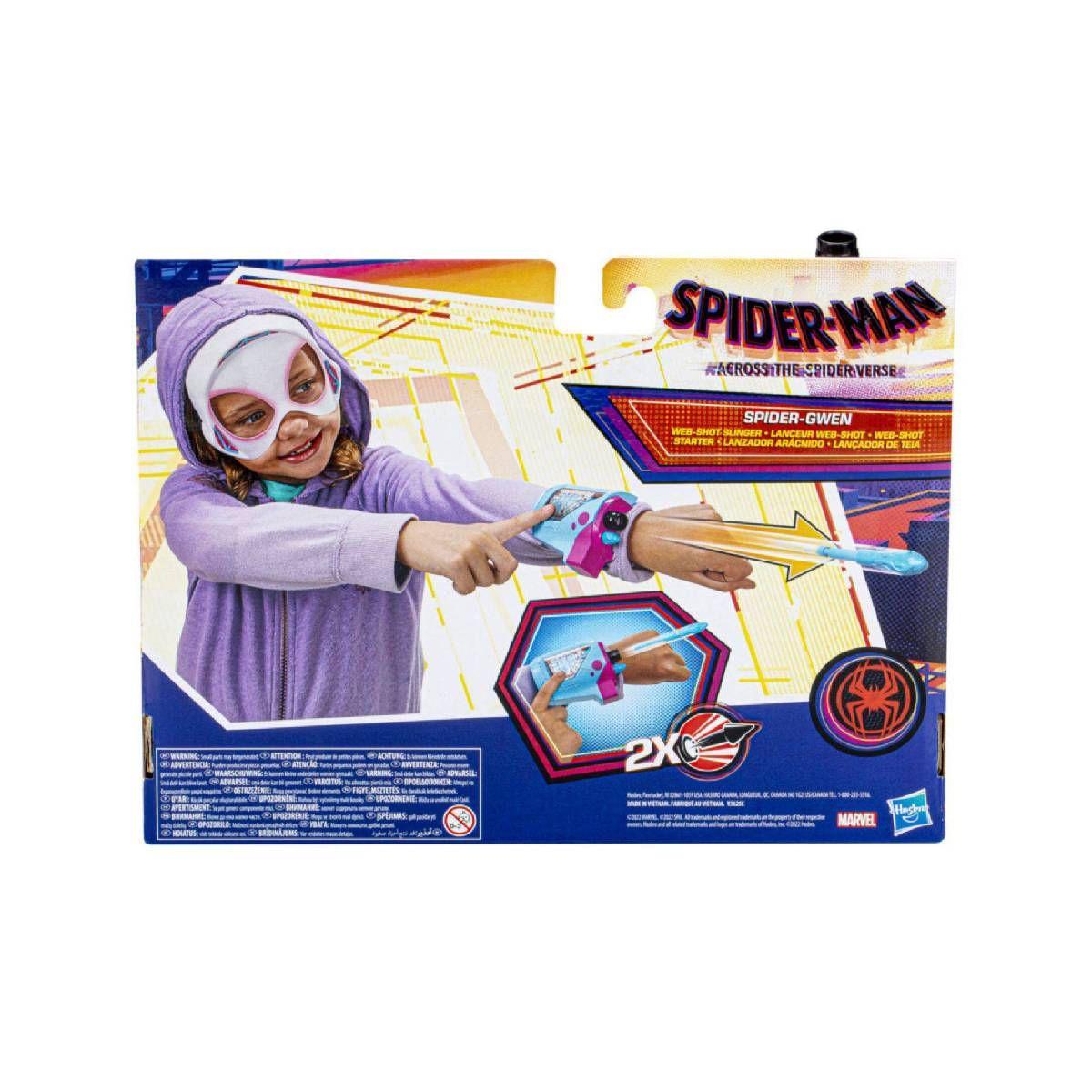 Spiderman Spiderverse Minilanzador Y Mascara - Spider-Gwen-7